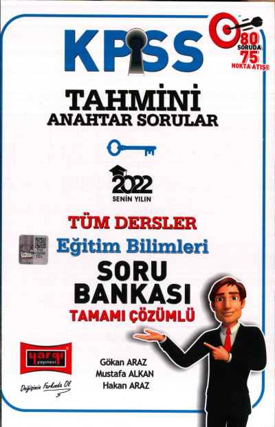 TAHMİN SORULAR EĞİTİM BİLİMLERİ TÜM DERSLER SORU BANKASI ÇÖZÜMLÜ Panda Fotokopi & Baskı Merkezi