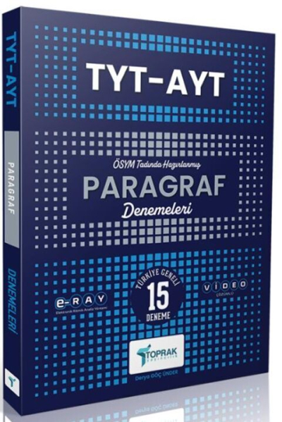 TYT AYT Paragraf Deneme Toprak Yayıncılık Panda Fotokopi & Baskı Merkezi