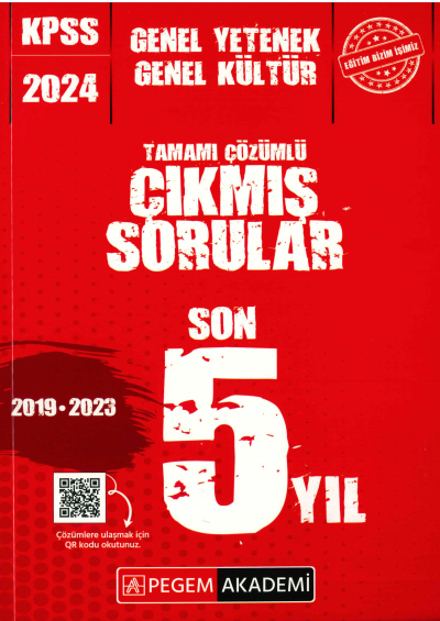 2019-2023 ÇIKMIŞ SORULAR ÇÖZÜMLÜ TÜM DERSLER