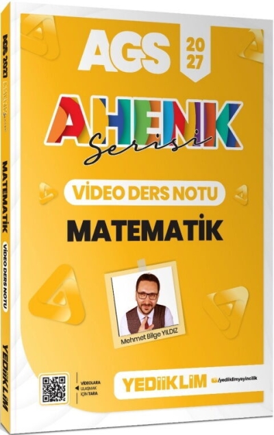 MEB AGS Ahenk Serisi Matematik Video Ders Notları Yediiklim Yayınları Panda Fotokopi & Baskı Merkezi