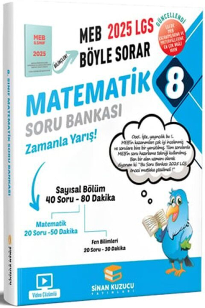 8. Sınıf LGS Matematik Soru Bankası Sinan Kuzucu Panda Fotokopi & Baskı Merkezi