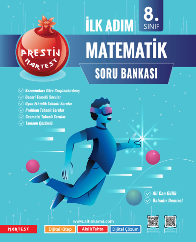 8. Sınıf Prestij İlk Adım Matematik Soru Bankası Nartest Yayınevi Panda Fotokopi & Baskı Merkezi