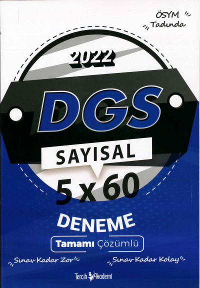 DGS SAYISAL 5x60 DENEME ÇÖZÜMLÜ Panda Fotokopi & Baskı Merkezi