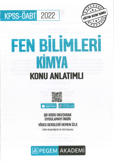 FEN BİLİMLERİ KONU ANLATIMI KİMYA Panda Fotokopi & Baskı Merkezi