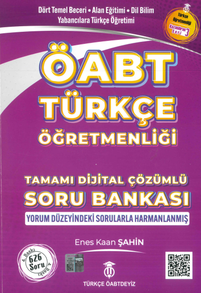 ÖABT TÜRKÇE TAMAMI DİJİTAL ÇÖZÜMLÜ SORU BANKASI ENES KAAN ŞAHİN Panda Fotokopi & Baskı Merkezi