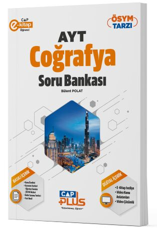 AYT Coğrafya Plus Soru Bankası Çap Yayınları Panda Fotokopi & Baskı Merkezi