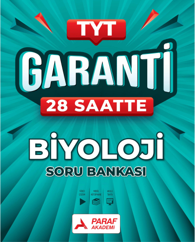 TYT Garanti 28 Saatte Biyoloji Soru Bankası Paraf Akademi Panda Fotokopi & Baskı Merkezi