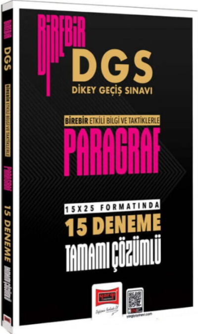 DGS Paragraf Birebir Tamamı Çözümlü 15 Deneme Yargı Yayınları Panda Fotokopi & Baskı Merkezi