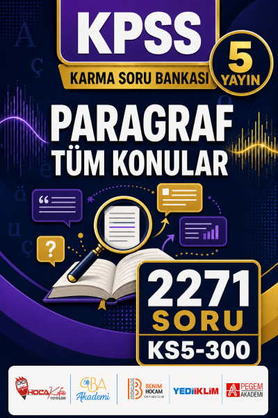 PARAGRAF TÜM KONULAR 5 Yayın 2271 Soru