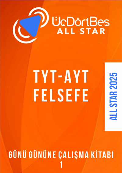 ALL STAR TYT- AYT FELSEFE Günü Gününe Çalışma Kitabı (1) Panda Fotokopi & Baskı Merkezi