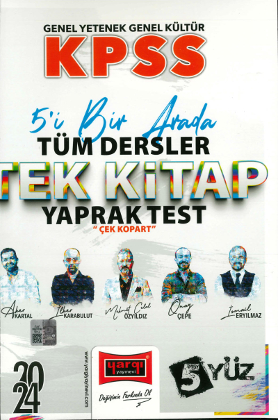 5'İ 1 ARADA TÜM DERSLER TEK KİTAP YAPRAK TEST (5 YÜZ SERİSİ) Panda Fotokopi & Baskı Merkezi