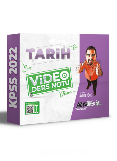 2022 KPSS Tarih Video Ders Notu Panda Fotokopi & Baskı Merkezi