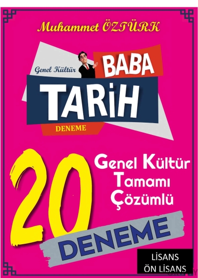Baba Tarih Genel Kültür Tamamı Çözümlü 20 Deneme Abluka Yayınevi Panda Fotokopi & Baskı Merkezi