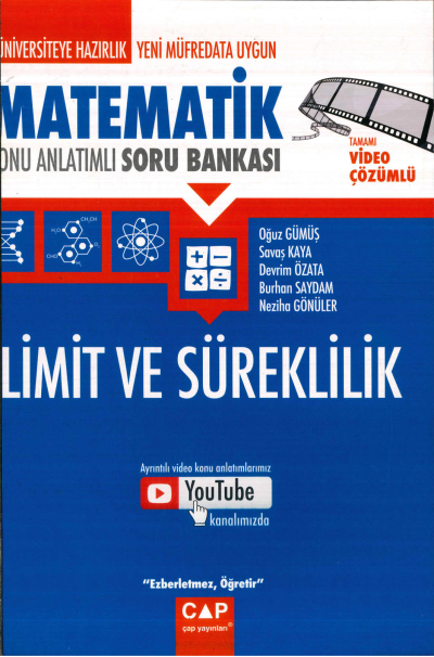MATEMATİK LİMİT VE SÜREKLİLİK KONU ANLATIMLI SORU BANKASI Panda Fotokopi & Baskı Merkezi