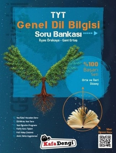 TYT Genel Dil Bilgisi Soru Bankası Orta ve İleri Düzey Siber Öğrenci Koçu Kafa Dengi Yayınları Panda Fotokopi & Baskı Merkezi