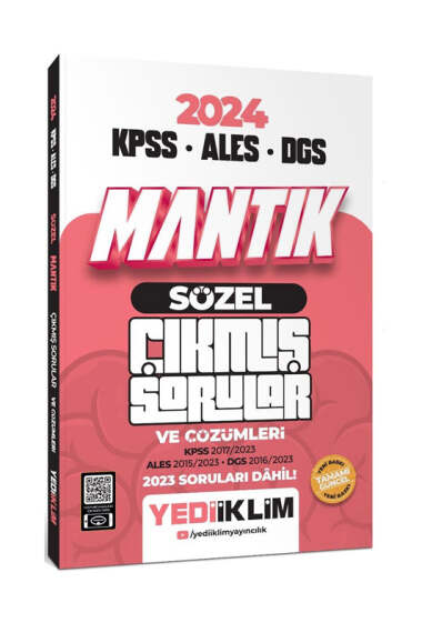 2024 KPSS ALES DGS Sözel Mantık Tamamı Çözümlü Çıkmış Sorular Panda Fotokopi & Baskı Merkezi