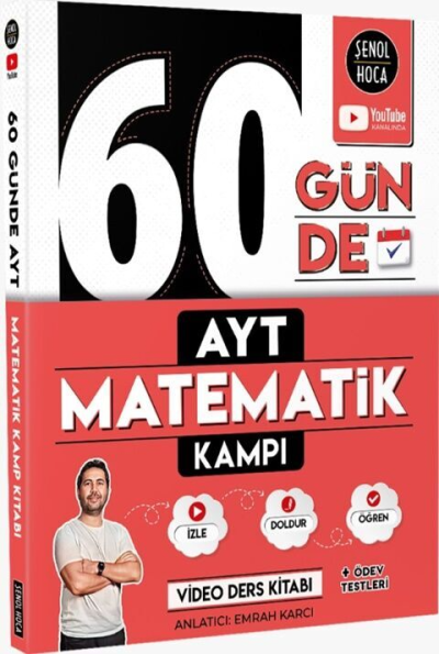 Şenol Hoca 60 Günde AYT Matematik Kampı Panda Fotokopi & Baskı Merkezi