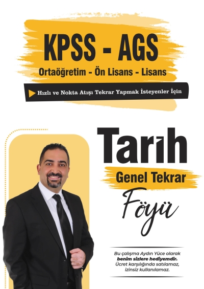 Tarih Genel Tekrar Föyü Aydın Yüce Panda Fotokopi & Baskı Merkezi