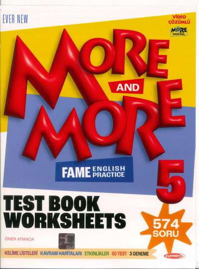 5. Sınıf New More More English 5 Fenomen Test Book Kurmay ELT Yayınları Panda Fotokopi & Baskı Merkezi