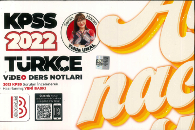 2022 KPSS TÜRKÇE VİDEO DERS NOTLARI ATANACAKSIN Panda Fotokopi & Baskı Merkezi