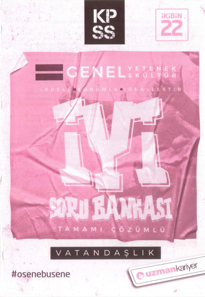 GY GK VATANDAŞLIK İYİ ÇÖZÜMLÜ SORU BANKASI Panda Fotokopi & Baskı Merkezi