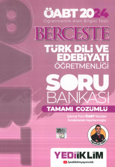 ÖABT TÜRK DİLİ VE EDEBİYATI BERCESTE TAMAMI ÇÖZÜMLÜ SORU BANKASI Panda Fotokopi & Baskı Merkezi