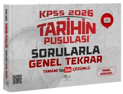 2026 KPSS Tarihin Pusulası Sorularla Genel Tekrar Çözümlü CBA Akademi Panda Fotokopi & Baskı Merkezi