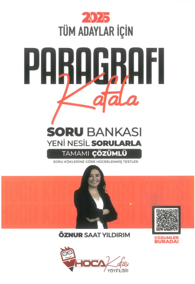 2025 Tüm Adaylar İçin Paragrafı Kafala Soru Bankası Çözümlü Hoca Kafası Yayınları Panda Fotokopi & Baskı Merkezi