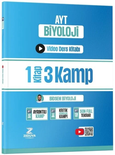 AYT Biosem Biyoloji Video Ders Kitabı - Semih Akpınar Zeduva Yayınları Panda Fotokopi & Baskı Merkezi