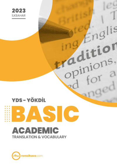 BASIC ACADEMIC TRANSLATION & VOCABULARY YDS-YÖKDİL Panda Fotokopi & Baskı Merkezi