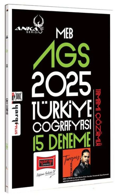 2025 MEB AGS Anka Serisi Türkiye Coğrafyası Tamamı Çözümlü 15 Deneme Yargı Yayınları Panda Fotokopi & Baskı Merkezi
