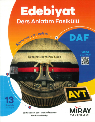AYT Edebiyat Ders Anlatım Fasikülleri Miray Yayınları Panda Fotokopi & Baskı Merkezi