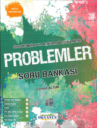 TYT-AYT PROBLEMLER SORU BANKASI KONU ÖZETLİ ÇÖZÜMLÜ Panda Fotokopi & Baskı Merkezi