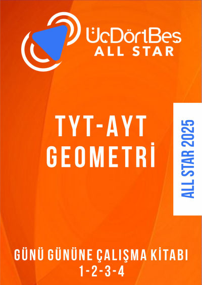 ALL STAR TYT- AYT GEOMETRİ Günü Gününe Çalışma Kitabı (1-2-3-4 Hepsi Bir Arada)