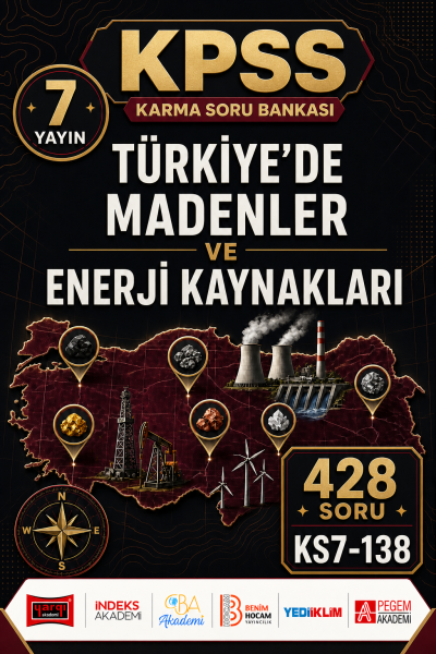 Türkiye’de Madenler ve Enerji Kaynakları 7 Yayın 428 Soru Panda Fotokopi & Baskı Merkezi