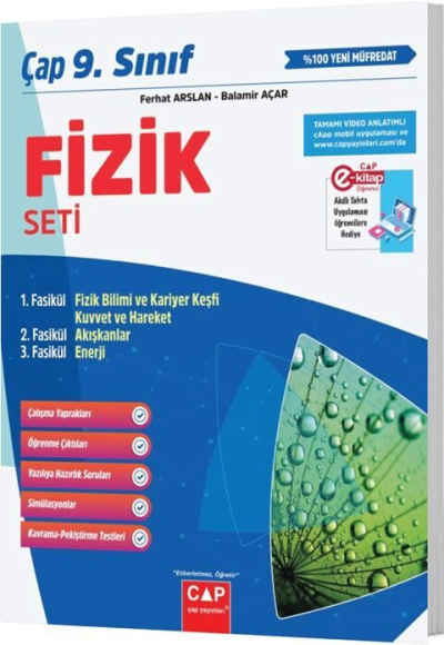 Çap Yayınları 9. Sınıf Fizik Fasikülleri