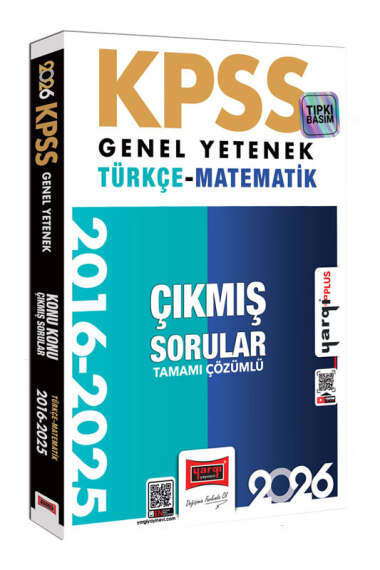 2026 KPSS Genel Yetenek Türkçe-Matematik 2016-2025 Konu Konu Tamamı Çözümlü Çıkmış Sorular Yargı Yayınları Panda Fotokopi & Baskı Merkezi
