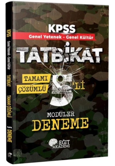 TATBİKAT 5'Lİ MODÜLER DENEME TAMAMI ÇÖZÜMLÜ (GY-GK) Panda Fotokopi & Baskı Merkezi