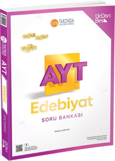 2027 AYT Edebiyat Soru Bankası 345 Üç Dört Beş Yayınları Panda Fotokopi & Baskı Merkezi
