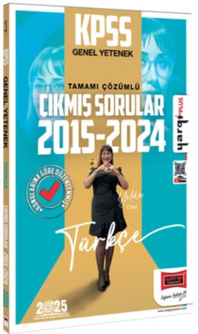 2025 KPSS Genel Yetenek Türkçe Konularına Göre Düzenlenmiş Tamamı Çözümlü Çıkmış Sorular 2015 - 2024 Yargı Yayınları