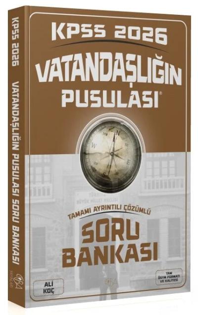 2026 KPSS Vatandaşlık Vatandaşlığın Pusulası Soru Bankası Çözümlü CBA Yayınları Panda Fotokopi & Baskı Merkezi