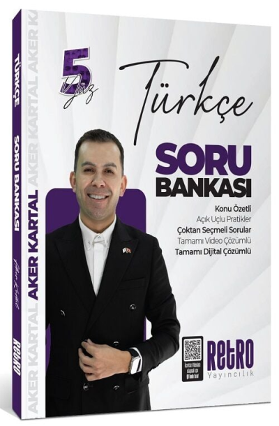 2025 KPSS Model Aker Kartal Türkçe Soru Bankası Retro Yayıncılık Panda Fotokopi & Baskı Merkezi