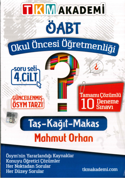 TAŞ-KAĞIT-MAKAS ÇÖZÜMLÜ 10 DENEME SINAVI 4. CİLT