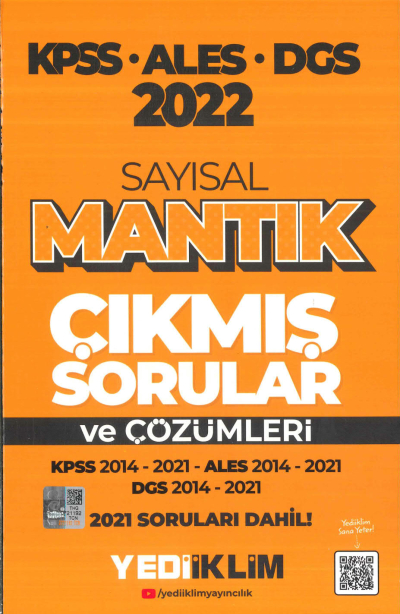 KPSS ALES DGS SAYISAL MANTIK 2014-2021 ÇÖZÜMLÜ ÇIKMIŞ SORULAR