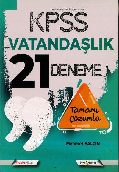 TERCİH VATANDAŞLIK 21 DENEME TAMAMI ÇÖZÜMLÜ