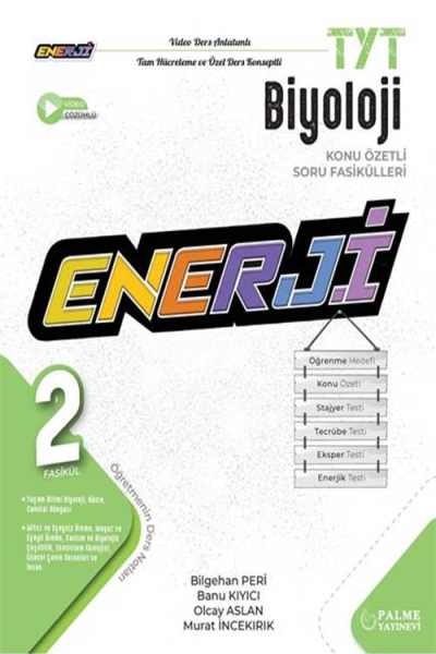 TYT Enerji Biyoloji Konu Özetli (2 Fasikül) Soru Fasikülleri Panda Fotokopi & Baskı Merkezi