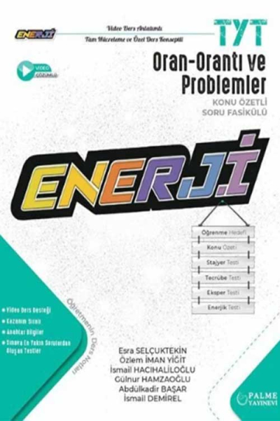 TYT Enerji Oran-orantı ve Problemler Konu Özetli Soru Fasikülü Panda Fotokopi & Baskı Merkezi