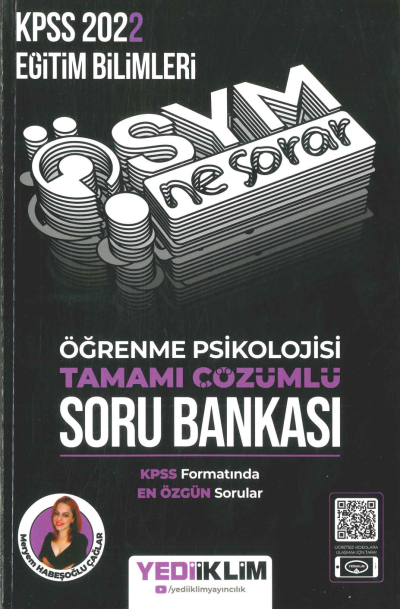 ÖSYM NE SORAR ÖĞRENME PSİKOLOJİSİ ÇÖZÜMLÜ SORU BANKASI