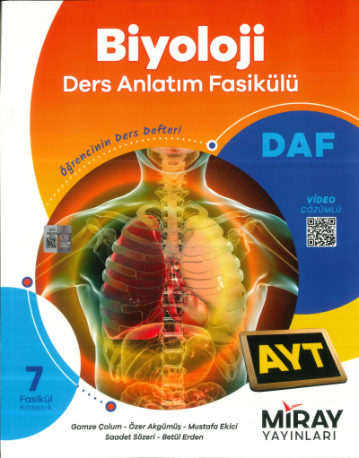AYT Biyoloji Ders Anlatım Fasikülleri Miray Yayınları Panda Fotokopi & Baskı Merkezi