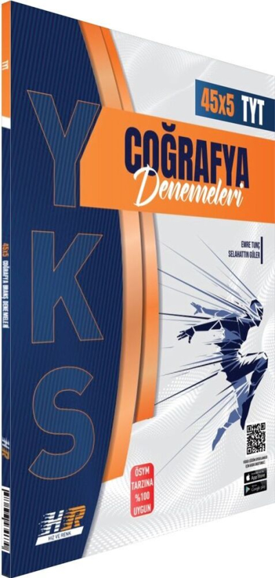 YKS TYT Coğrafya 40x5 Deneme Hız ve Renk Yayınları Panda Fotokopi & Baskı Merkezi